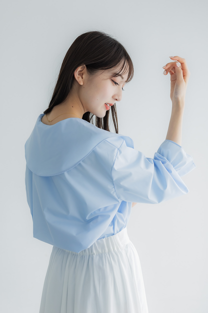 Ruffle frill blouse