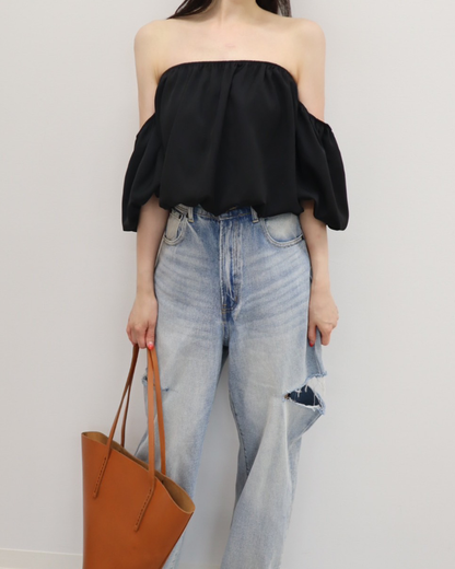 2way off shoulder blouse