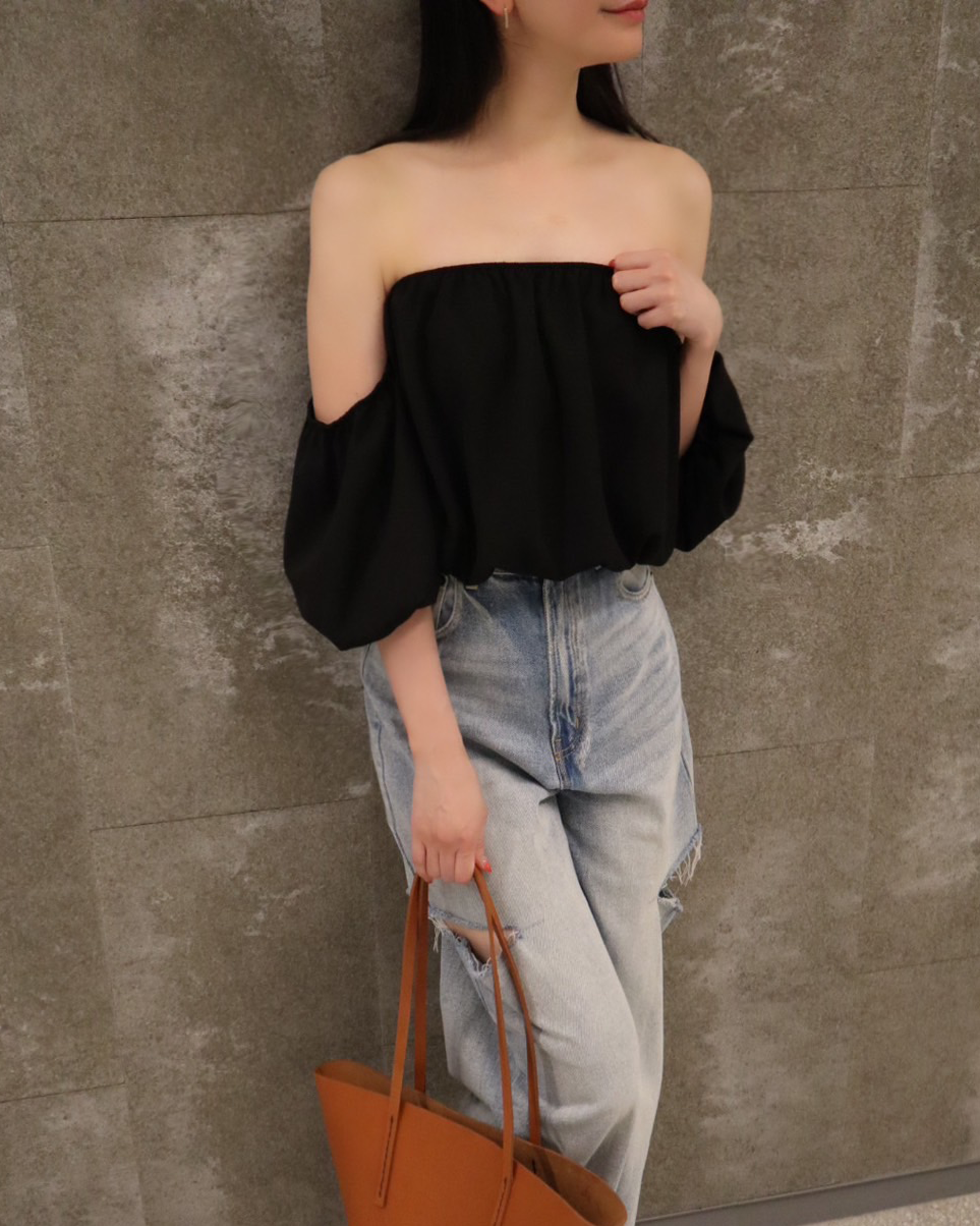 2way off shoulder blouse