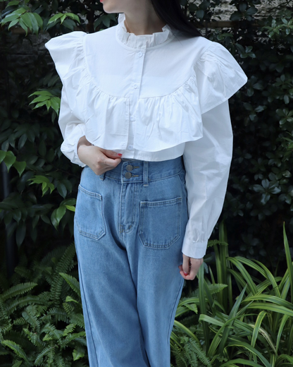 frill blouse