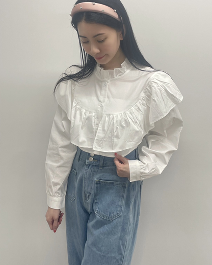 frill blouse