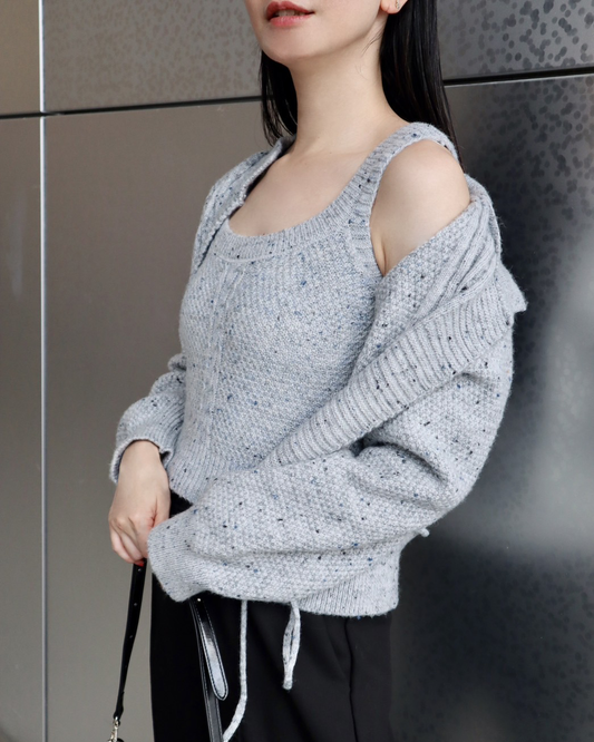 Cable knit ensemble