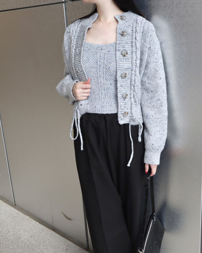 Cable knit ensemble