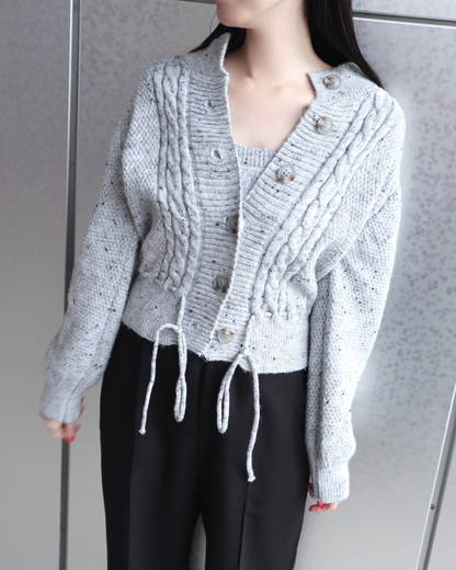 Cable knit ensemble